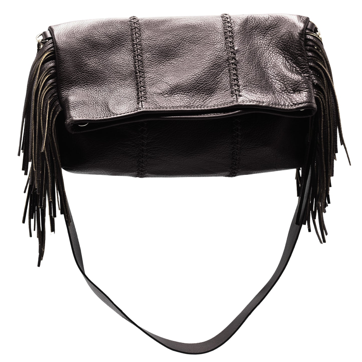 Large Fringe Crossbody Messenger