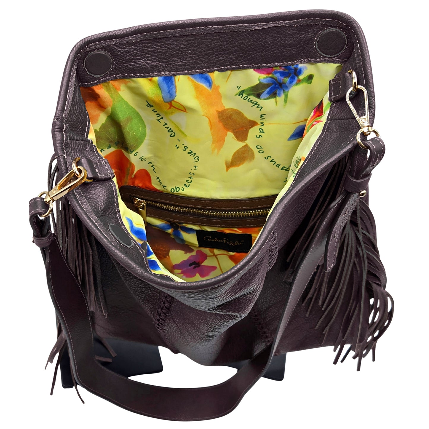 Large Fringe Crossbody Messenger