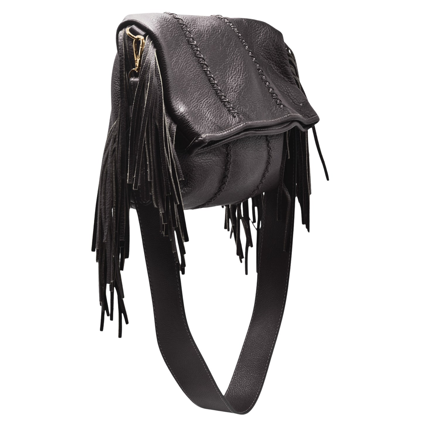Large Fringe Crossbody Messenger