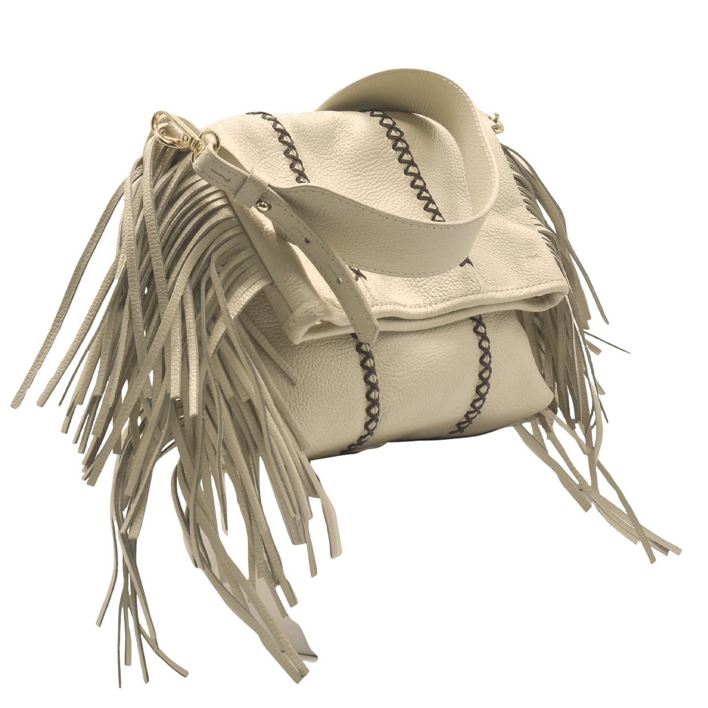Large Fringe Crossbody Messenger