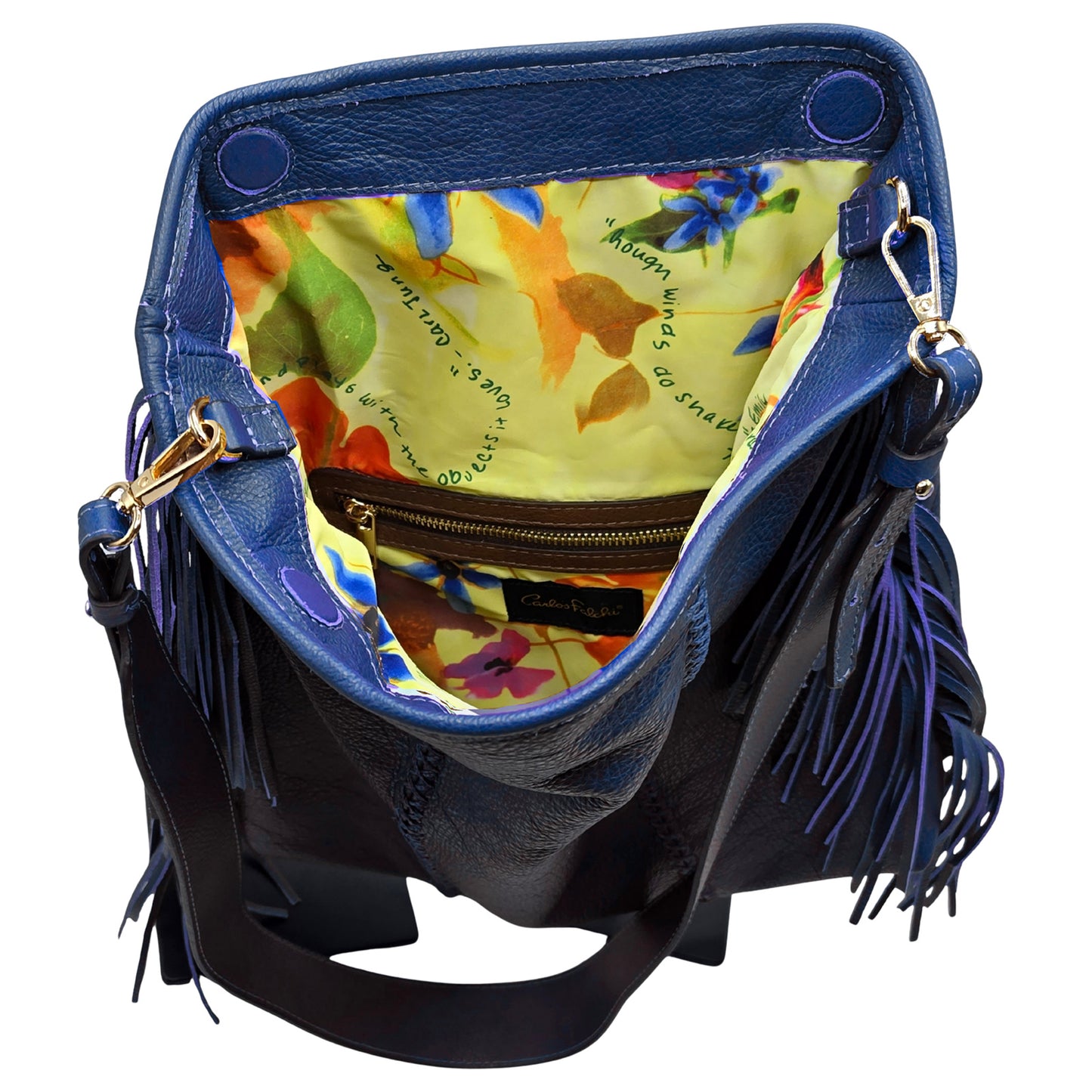 Large Fringe Crossbody Messenger
