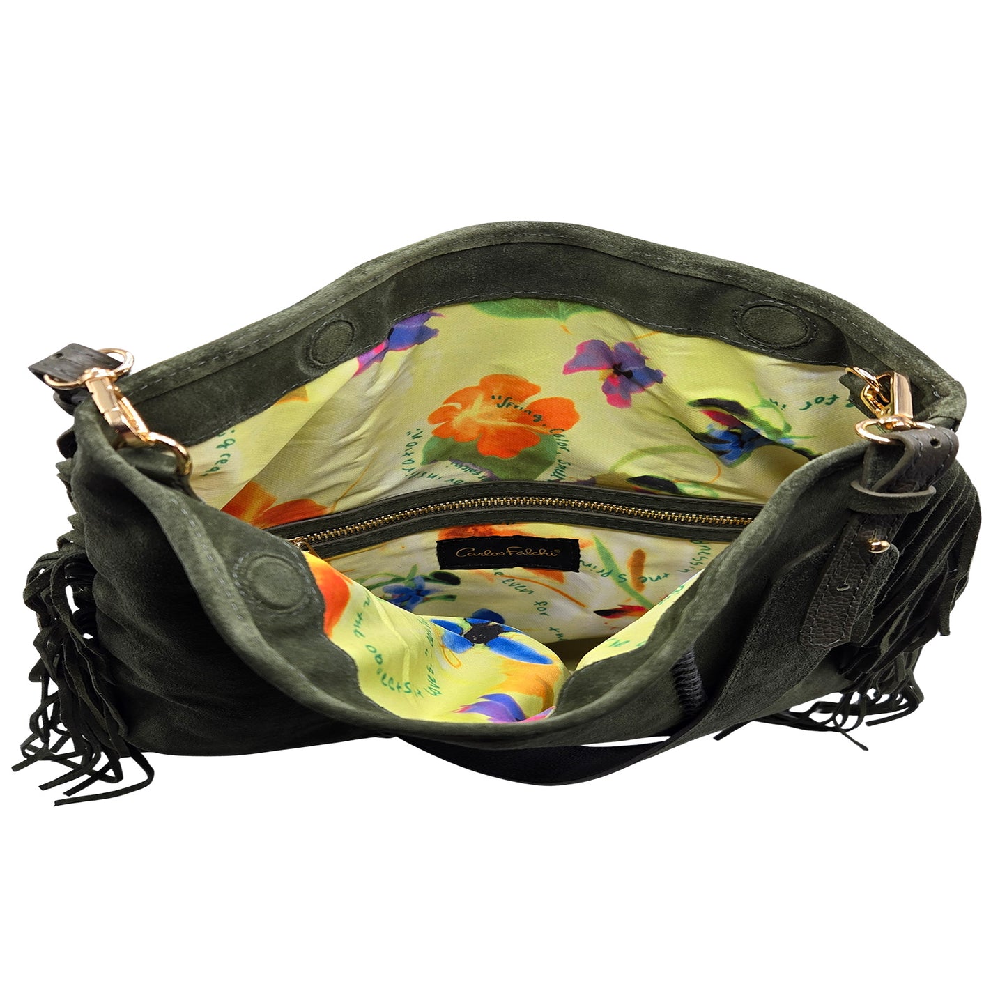 Large Fringe Crossbody Messenger