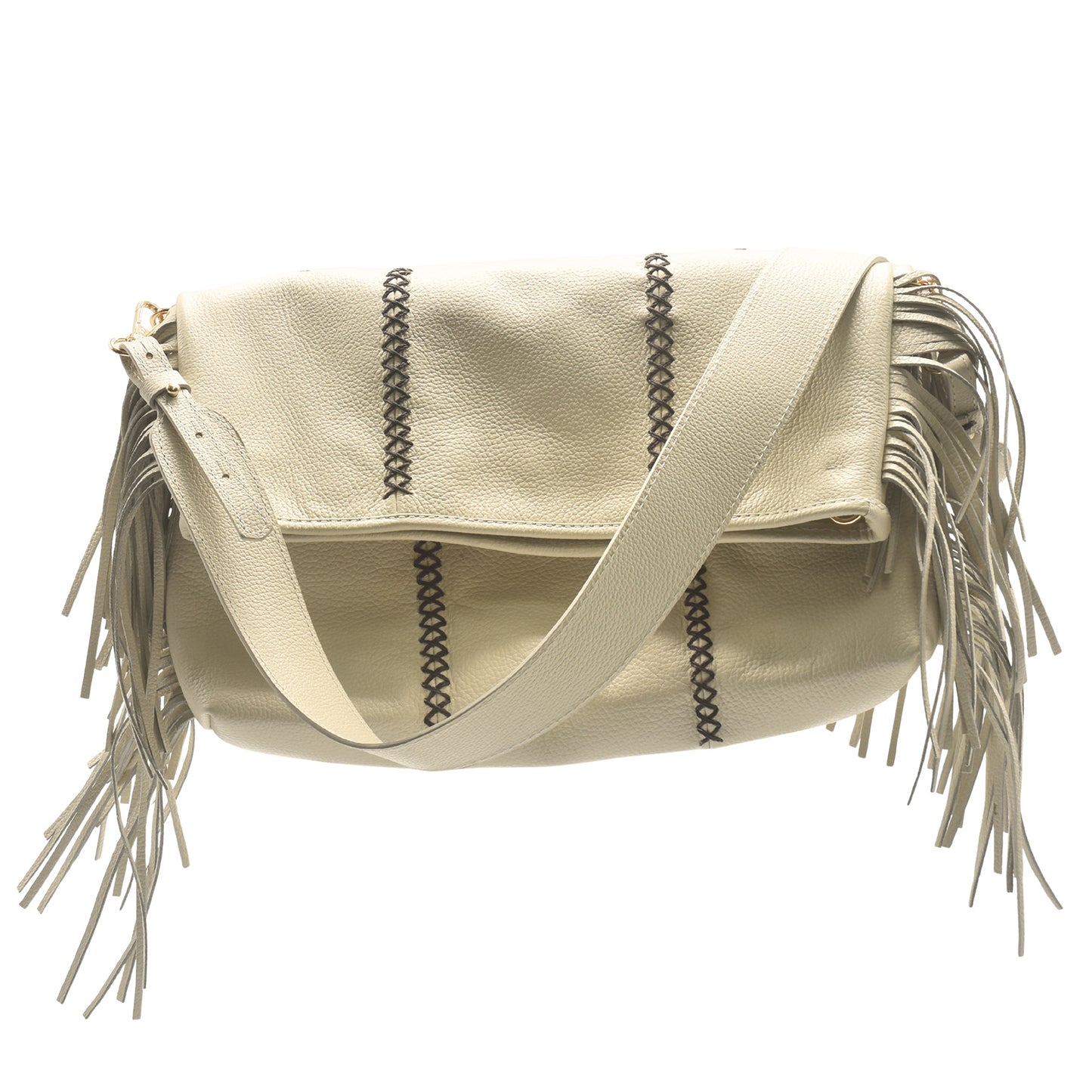Large Fringe Crossbody Messenger