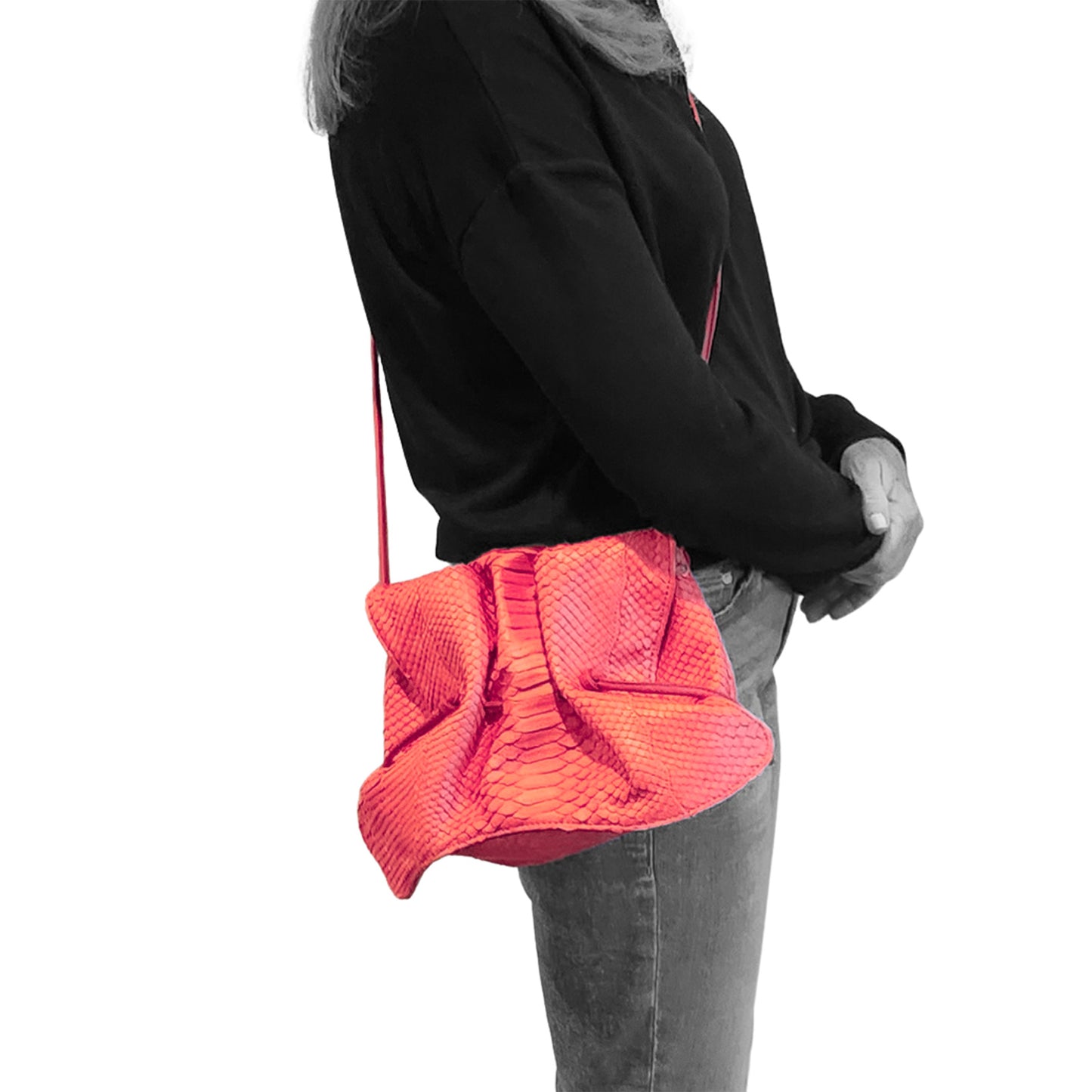 Genuine Python Butterfly Bag