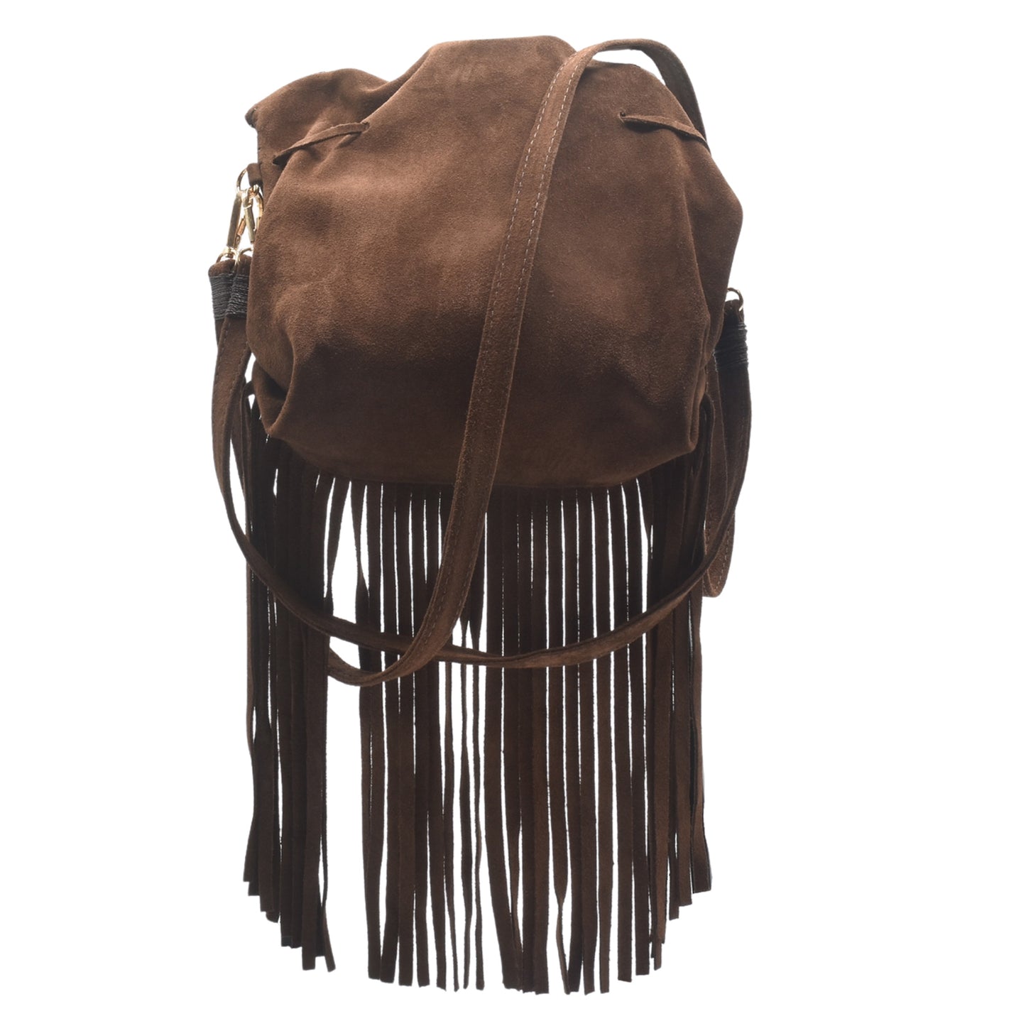 Suede Fringe Butterfly Bag