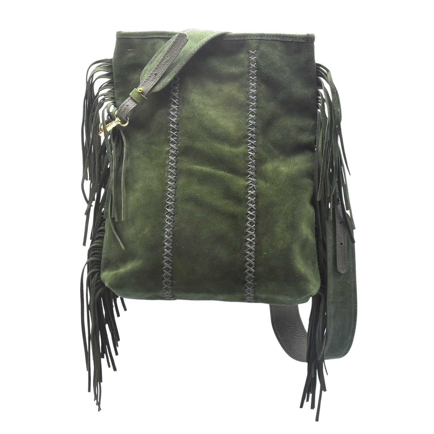 Fringe Crossbody Messenger