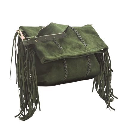 Fringe Crossbody Messenger