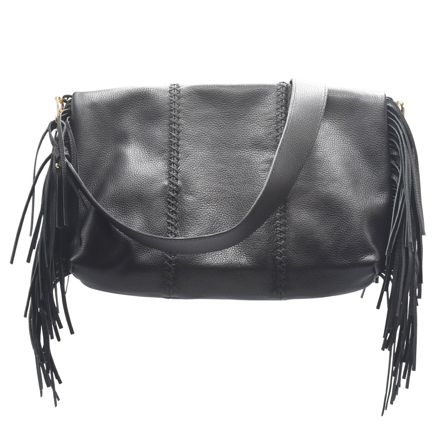 Large Fringe Crossbody Messenger