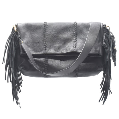 Large Fringe Crossbody Messenger