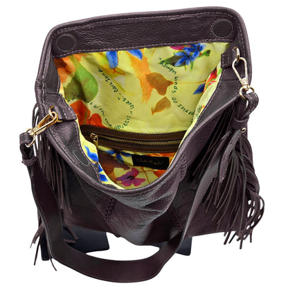 Large Fringe Crossbody Messenger