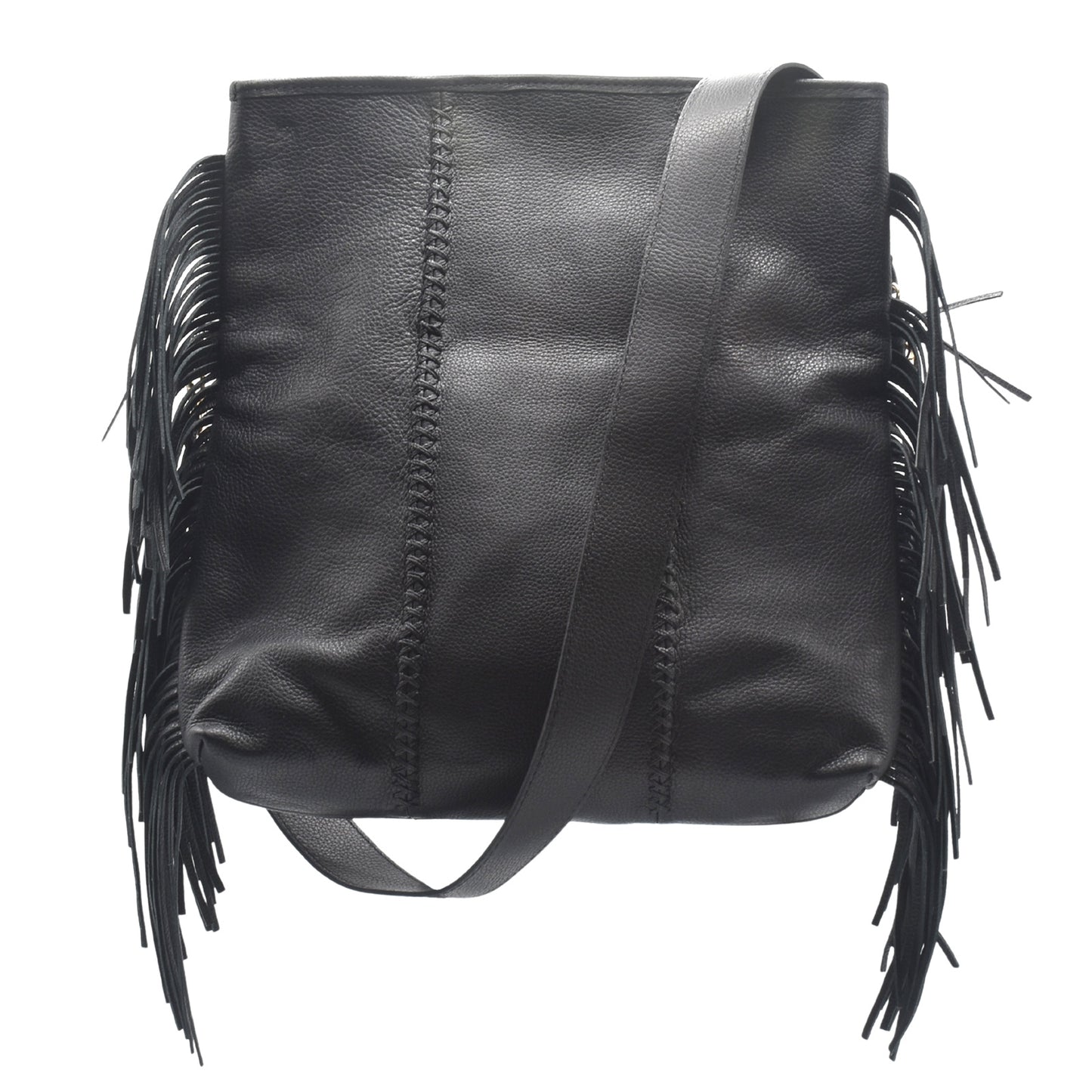 Large Fringe Crossbody Messenger