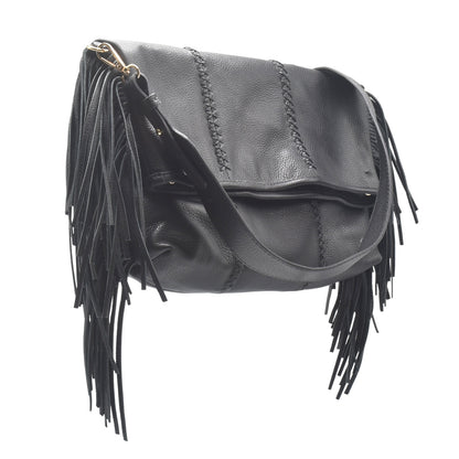 Large Fringe Crossbody Messenger