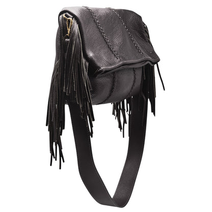 Large Fringe Crossbody Messenger