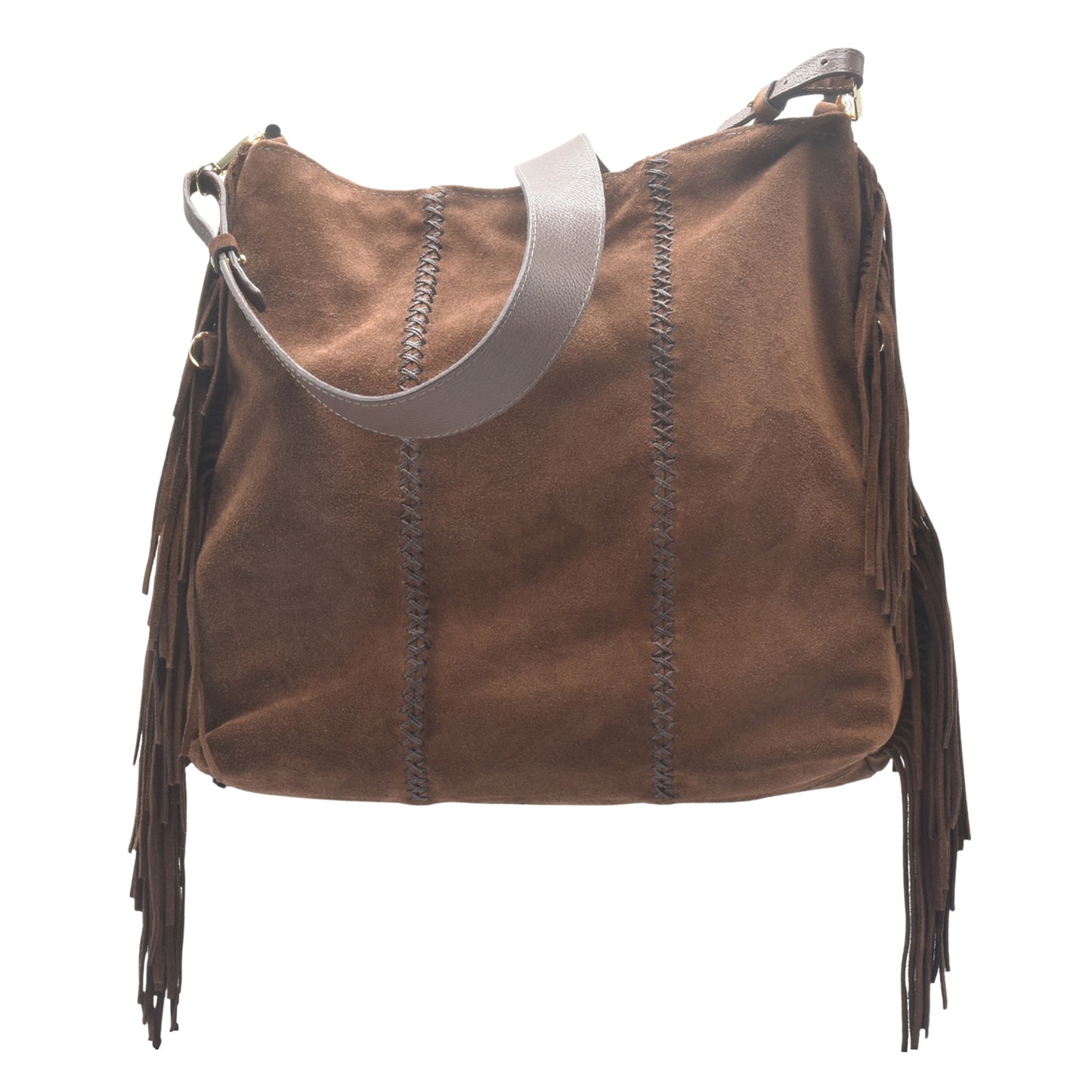Large Fringe Crossbody Messenger