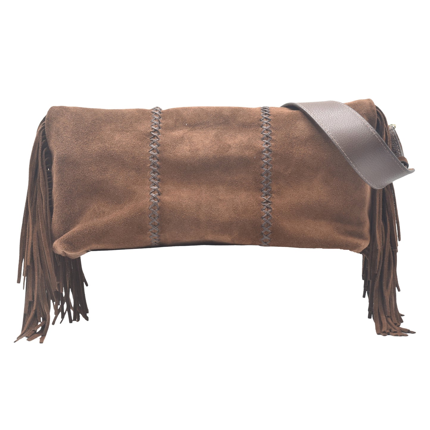 Large Fringe Crossbody Messenger
