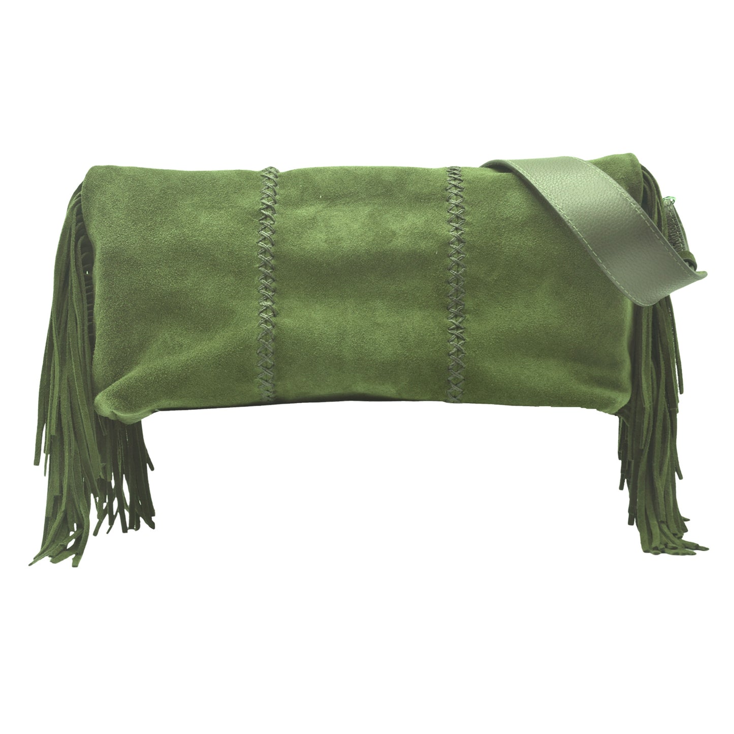 Large Fringe Crossbody Messenger