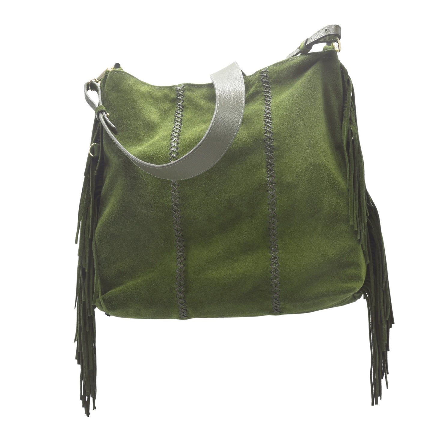 Large Fringe Crossbody Messenger
