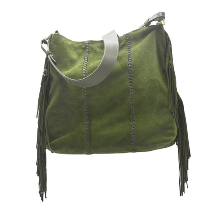 Large Fringe Crossbody Messenger