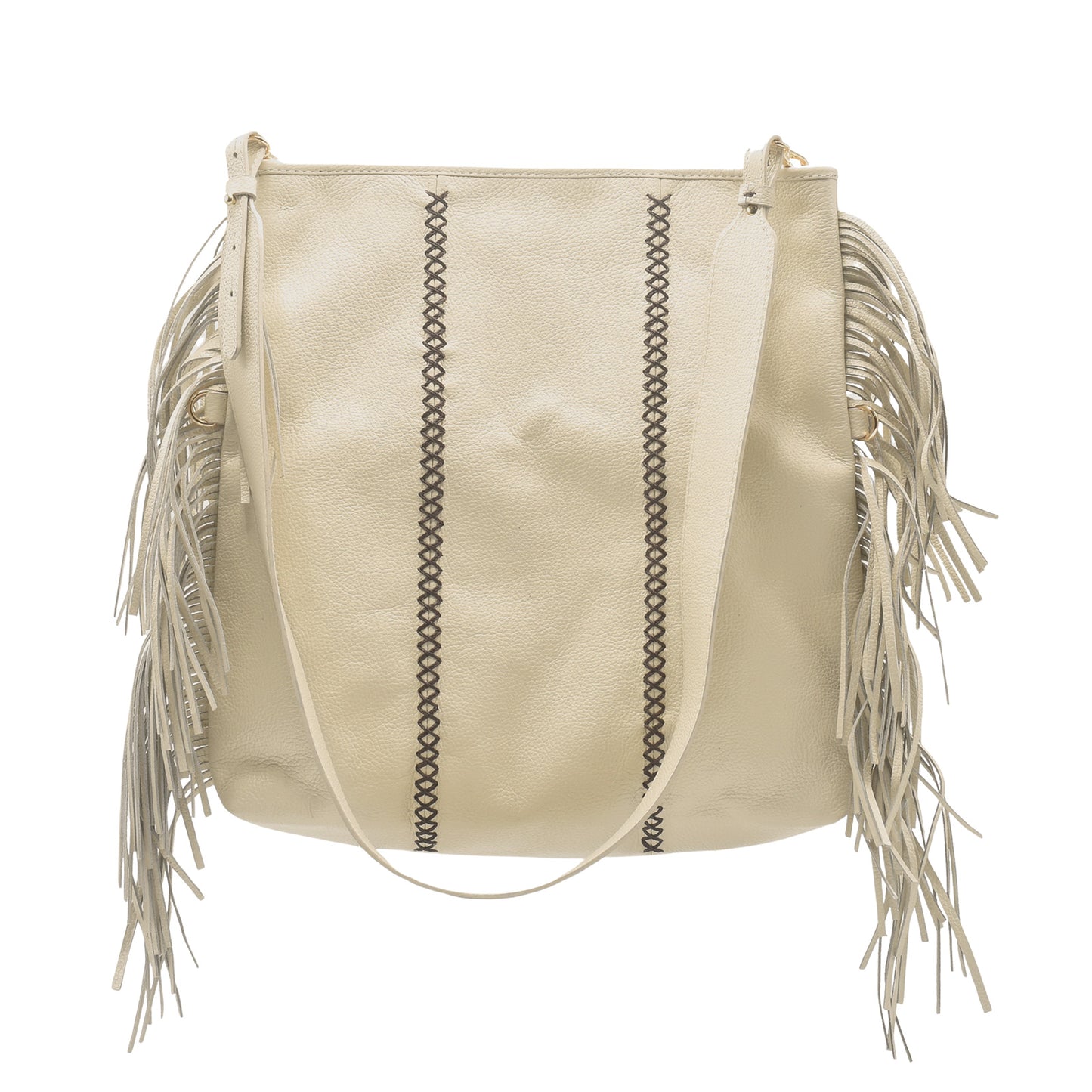 Large Fringe Crossbody Messenger