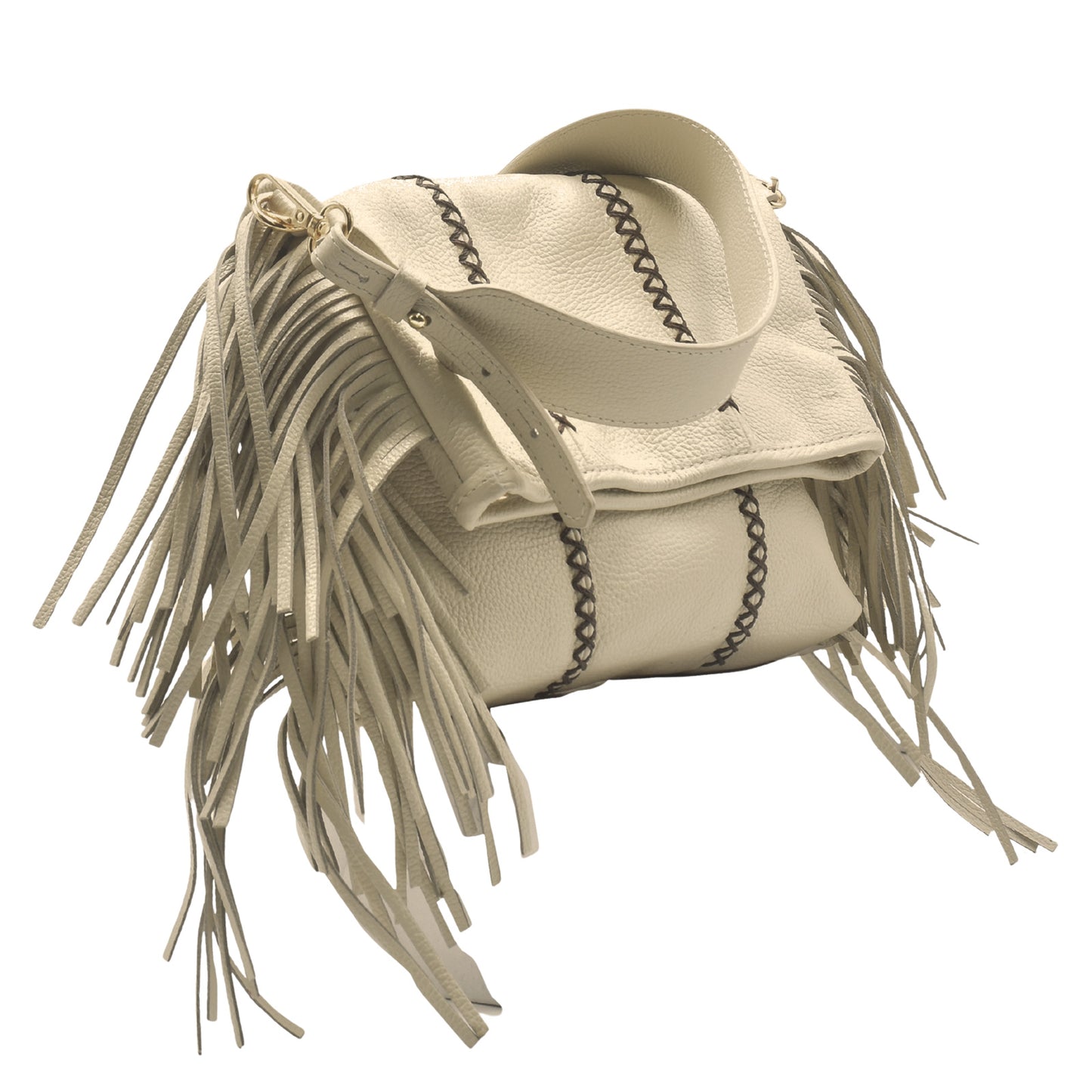 Large Fringe Crossbody Messenger