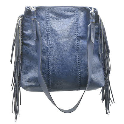 Large Fringe Crossbody Messenger