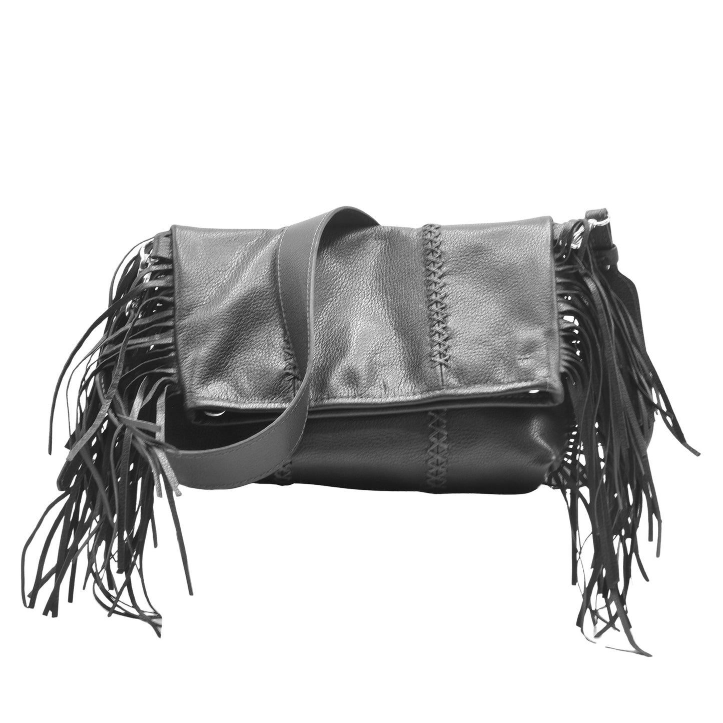 Fringe Crossbody Messenger