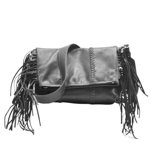 Fringe Crossbody Messenger