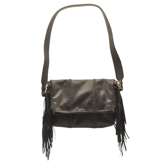 Fringe Crossbody Messenger