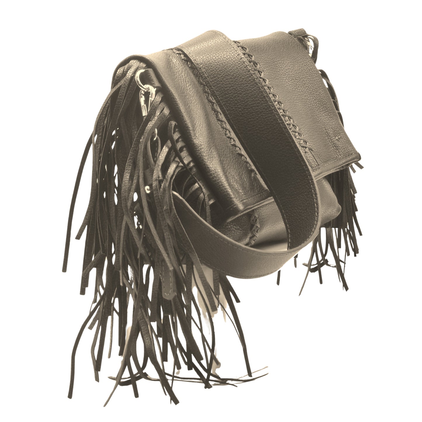 Fringe Crossbody Messenger