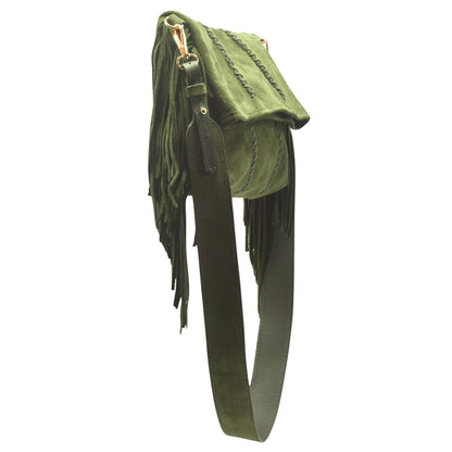 Fringe Crossbody Messenger